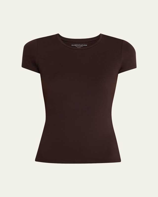 Soft Touch Short-Sleeve Crewneck T-Shirt